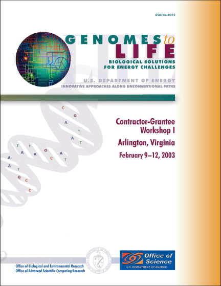 Genomics-GTL Awardee Workshop I