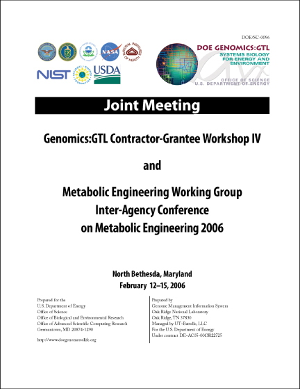 Genomics-GTL Awardee Workshop IV