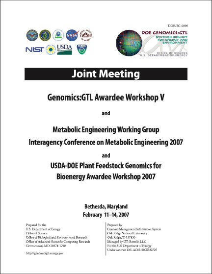 Genomics-GTL Awardee Workshop V