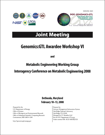 Genomics-GTL Awardee Workshop VI