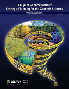 JGI Strategic Planning for the Genomic Sciences Workshop Report Cover